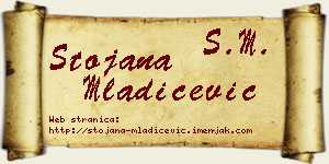 Stojana Mladićević vizit kartica